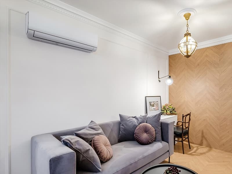 Climatisation discrète appartement haussmannien Paris 7e